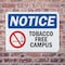 Signmission Tobacco Free Campus OSHA Notice Sign, Plastic, 10in W x 7in L, 2PK OS-2PACK-NS-P-710-L-16732 - alternate 8